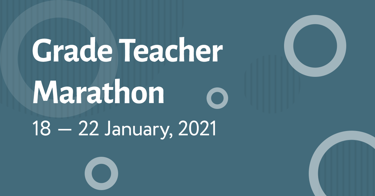 Grade Teacher Marathon 